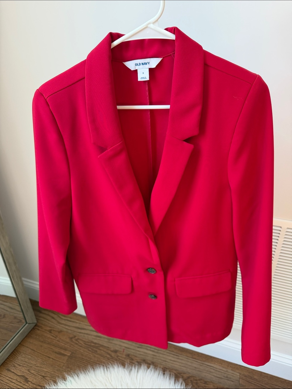 Old Navy Bright Red Women's Blazer Jacket